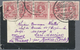 Br Thailand: 1923 Mourning Cover From Bangkok To Ajaccio, CORSICA 'via Penang' (endorsed In M/s), Frank - Thailand