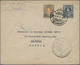 Br Thailand: 1923. Air Mail Envelope Addressed To Tonkin Bearing SG 217, 10s Bistre And Black And SG 22 - Thailand