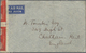 Br Thailand: 1941. Air Mail Envelope Addressed To England Bearing SG 289, 15s Blue, SG 295, 25s Orange - Thailand