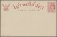 GA Thailand - Ganzsachen: 1919 Postal Stationery Card 5s. Red, With Printer "Waterlow & Sons Ld. London - Thailand