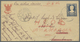 GA Thailand - Ganzsachen: 1940. Postal Stationery Envelope 15 Satang Blue Endorsed 'On Active Service' - Thailand