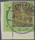 O Thailand - Stempel: SIAMESE POST OFFICES IN CAMBODIA 1907. Indo-China SG 36, 20c Green/red (bottom L - Thailand