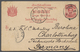 GA Thailand - Stempel: Hilap: 1895, UPU Card 4 C. With Straight-line Type „Hilap" Via ”BANGKOK1 31 10 9 - Thailand