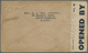 Br Thailand - Besonderheiten: 1942. Prisoner Of War Envelope Written From London With Censor Label Addr - Thailand