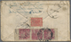 Br Tibet: 1933-38 1t. Rose-carmine Vertical Strip Of Three, Top & Bottom Marginal, Tied By "PHARI" Doub - Asia (Other)