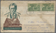 Br Tibet: 1941-47 2t. Carmine-red Horizontal Pair Tied By Gyantse Double-ring D/s To Reverse Of Illustr - Asia (Other)