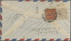 Br Tibet: 1953: Two Airmail Covers From Woodstock, VT, USA To Gyantse, Tibet Franked At Arrival By Righ - Asia (Other)