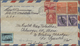 Br Tibet: 1953: Two Airmail Covers From Woodstock, VT, USA To Gyantse, Tibet Franked At Arrival By Righ - Asia (Other)