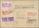 Br Vietnam-Nord (1945-1975): 1955 Agrar-reform 20 D Two Different Shades, One With Yellow Barr-overprin - Vietnam