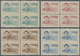 /(*) Vietnam-Nord - Dienstmarken: 1956, Peoples-Army-Hero Cu-Chin-Lan 20 D To 3000 D In Seven Mint Blocks - Vietnam