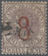 O Malaiische Staaten - Straits Settlements: 1884 "8" On 8c. On 12c. Dull Purples, Used Und Cancelled B - Straits Settlements