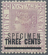 * Malaiische Staaten - Straits Settlements: 1885, QV 32c. Pale Magenta With Wmk. Crown CA Surcharged ' - Straits Settlements