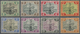 */** Malaiischer Staatenbund: 1900/1901, Definitives "Tigers" Crown CA, 1c. To 50c., Complete Set Of Eigh - Federated Malay States