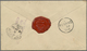 Br Malaiischer Staatenbund: 1902, 1 C, 3 C, 4 C And 5 C, Exact Rate 4-color Franking On Registered Cove - Federated Malay States