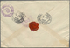 Br Malaiische Staaten - Kelantan: 1939, 25 C Vermilion/violet Sultan Ismail, Single Franking On Registe - Kelantan