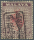 O Malaiische Staaten - Negri Sembilan: Japanese Occupation, General Issues, 1942, NS 40 C. Scarlet/dul - Negri Sembilan