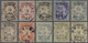 O Brunei: 1895, Star And Local Scene Complete Set Of Ten Very Fine Used With Full Brunei Cds. Dated 18 - Brunei (1984-...)