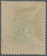 * Brunei: 1906, Labuan Stamp 8c. Black And Vermilion With Red Opt. 'BRUNEI' With Variety 'line Through - Brunei (1984-...)