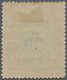 * Brunei: 1906, Labuan Stamp 25c. On 16c. Green And Brown With Red Opt. 'BRUNEI' With Variety 'line Th - Brunei (1984-...)