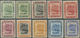 * Brunei: 1908/1922, 'Huts And Canoe' Colour Changes Set Of 20 To $25 Incl. Some Listed Shades, Mint H - Brunei (1984-...)