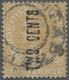 O Malaiische Staaten - Straits Settlements: 1883 2c. On 8c. Orange, Variety SURCHARGE Type 20d DOUBLE, - Straits Settlements