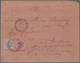 Br Malaiische Staaten - Straits Settlements: 1895 Cover From Singapore To Berlin, Redirected To Schlach - Straits Settlements