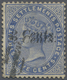 O Malaiische Staaten - Straits Settlements: 1887 "2 Cents" On 5c. Blue, Variety "Surcharge Double", Us - Straits Settlements