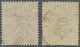 O Malaiische Staaten - Straits Settlements: 1891, QV Definitives 10c. On 24c. Yellow-green And 30c. On - Straits Settlements