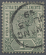 O Malaiische Staaten - Straits Settlements: 1892-99 QV 1c. Green With WATERMARK INVERTED, Used And Can - Straits Settlements