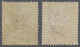 O Malaiische Staaten - Straits Settlements: 1892-99 QV 3c. Carmine-rose With "Malformed S" And 3c. Bro - Straits Settlements