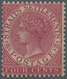 ** Malaiische Staaten - Straits Settlements: 1892-99 QV 4c. Deep Carmine, Variety "BROKEN OVAL", Mint N - Straits Settlements