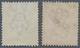 O Malaiische Staaten - Straits Settlements: 1892-99 Two Varieties: 4c. Deep Carmine With "Broken Oval" - Straits Settlements
