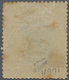 * Malaiische Staaten - Straits Settlements: 1906-07 4c. On 18c. Black & Pale Brown, Variety "No Stop A - Straits Settlements