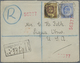Br Malaiische Staaten - Straits Settlements: 1909, 8 C Blue And 10 C Purple On Yellow KEVII, Mixed Fran - Straits Settlements