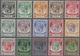 */** Malaiische Staaten - Straits Settlements: 1936/1937, KGV Definitives Complete Set Of 15 Mint Lightly - Straits Settlements