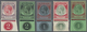 ** Malaiische Staaten - Straits Settlements: 1936/1937, KGV Definitives Complete Set Of 15 All From Low - Straits Settlements