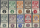 ** Malaiische Staaten - Straits Settlements: 1936/1937, KGV Definitives Complete Set Of 15 All From Low - Straits Settlements