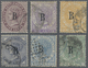 O Malaiische Staaten - Straits Settlements - Post In Bangkok: 1882-85 QV Short Set Of Six, From 5c. To - Straits Settlements