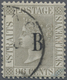 O Malaiische Staaten - Straits Settlements - Post In Bangkok: 1882-85 QV 96c. Grey, Wmk Crown CC, Optd - Straits Settlements