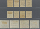 Malaiischer Staatenbund: 1900 Complete Set Of 12 Up To $25 Overprinted "SPECIMEN", Mounted Mint, Few - Federated Malay States