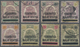 O Malaiischer Staatenbund: 1900, Tiger Head Definitives Of Negri Sembilan Optd. 'FEDERATED MALAY STATE - Federated Malay States