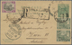 GA Malaiischer Staatenbund: 1908, Negri Sembilan 1 C Green Stationery Reply Card Question-part, Uprated - Federated Malay States