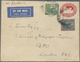 GA Malaiischer Staatenbund: 1932, 6 C Carmin "tiger In Oval" Postal Stationery Envelope, Uprated With 2 - Federated Malay States
