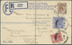 GA Malaiischer Staatenbund: 1926. Registered Envelope 12c Blue Upgraded With SG 58, 3c Brown And SG 64, - Federated Malay States