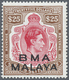 ** Malaiische Staaten - Britische Militärverwaltung: 1945, REVENUE Stamp Of Straits Settlements KGVI $2 - Malaya (British Military Administration)