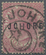 O Malaiische Staaten - Johor: 1884-86 QV 2c. Pale Rose Overprinted "JOHORE" (16 Mm) With "H" Wide, Use - Johore