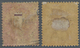 * Malaiische Staaten - Johor: 1884/1890, Straits Settlements QV 2c. Pale Rose And Bright Rose With Opt - Johore
