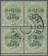 O Malaiische Staaten - Johor: 1891, Straits Settlements QV 24c. Green With Opt. 'JOHOR / Two / CENTS' - Johore