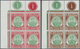 ** Malaiische Staaten - Johor: 1949, Sultan Sir Ibrahim $2 Green/scarlet And $5 Green/brown Both In Blo - Johore