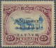 * Malaiische Staaten - Kedah: 1922, Malaya-Borneo Exhibition 25c. Blue And Purple With INVERTED Opt. I - Kedah